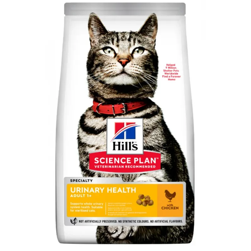 Hill's Science Plan Cat Adult Urinary Health με Κοτόπουλο 1.5kg
