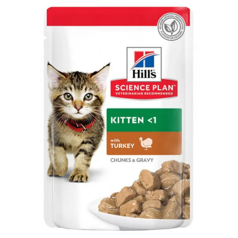 Hill's Science Plan Kitten με Γαλοπούλα 85gr