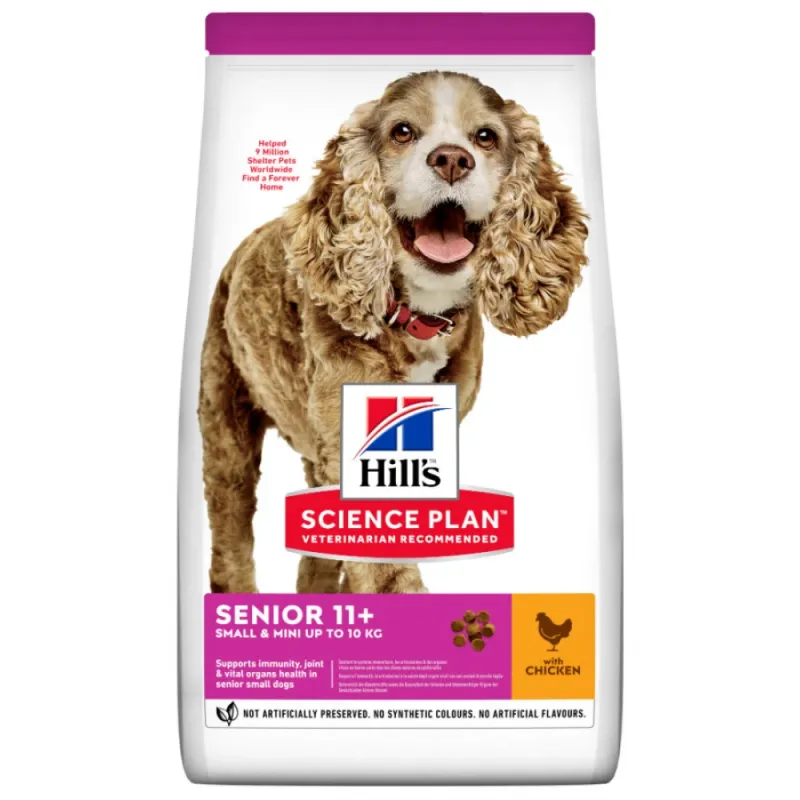 Hill's Science Plan Dog Senior 11+ Small & Mini Κοτόπουλο 1.5kg