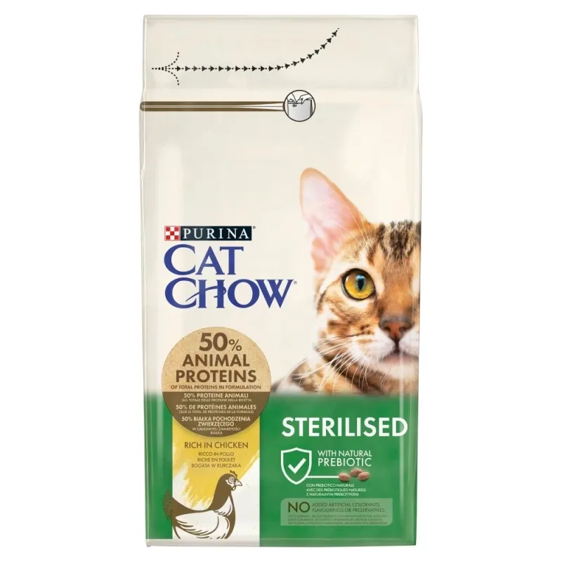 Purina Cat Chow Adult Sterilised Κοτόπουλο 1.5kg