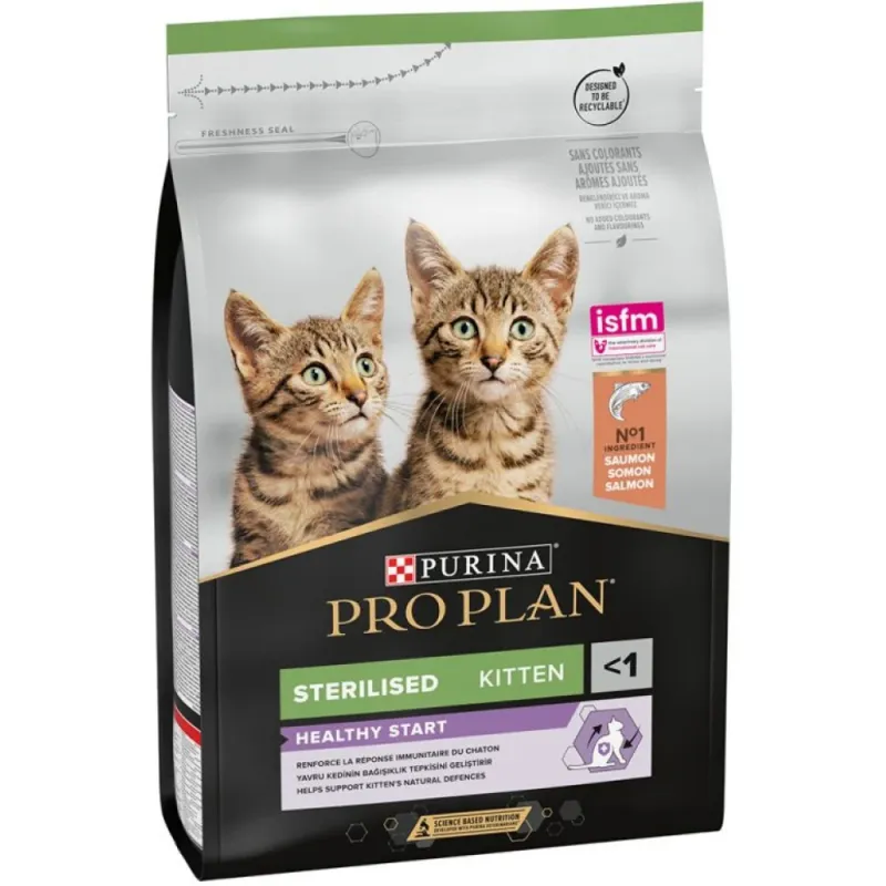 Purina Pro Plan Cat Healthy Start Kitten Sterilised Σολομός 1.5kg