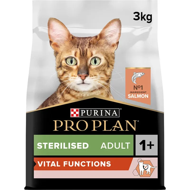 Purina Pro Plan Cat Vital Functions Sterilised Σολομός 1.5kg