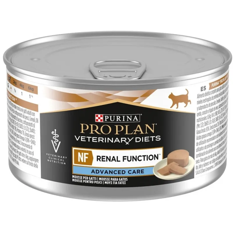 Purina Pro Plan Veterinary Diets Cat NF Advanced Care Renal Function Mousse 195gr