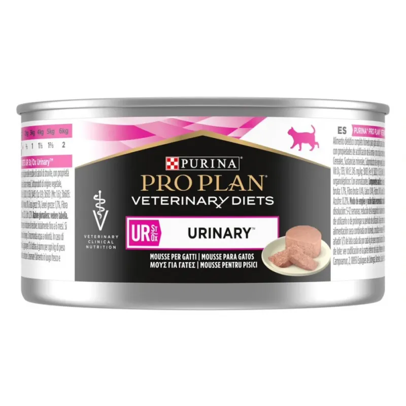 Purina Pro Plan Veterinary Diets Cat UR Urinary Mousse με Γαλοπούλα 195gr