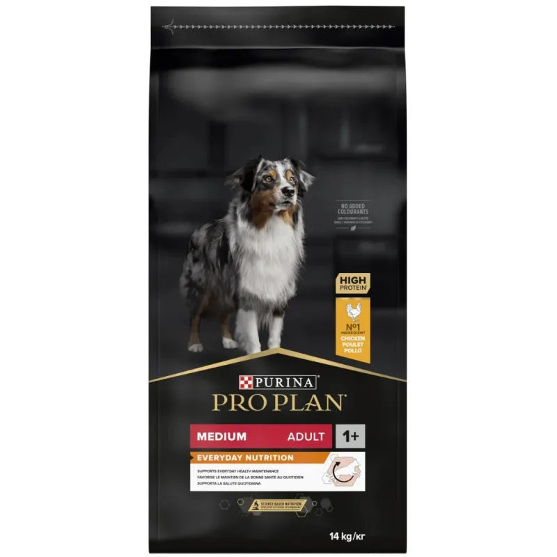 Purina Pro Plan Dog Everyday Nutrition Medium Adult Κοτόπουλο 14kg