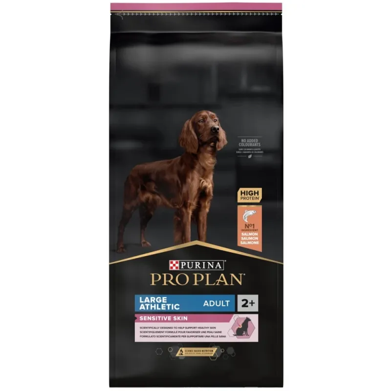 Purina Pro Plan Dog Large Adult Athletic Sensitive Skin Σολομός 14kg