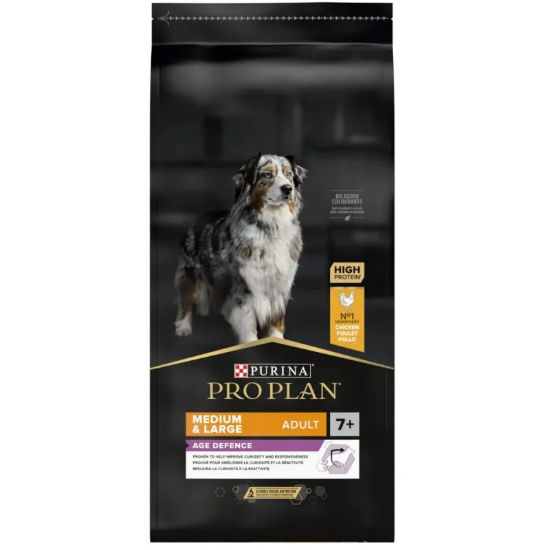 Purina Pro Plan Dog Medium & Large Adult 7+ Age Defense Κοτόπουλο 3kg