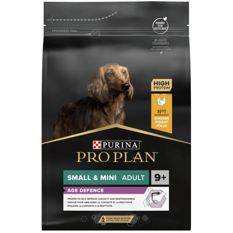 Purina Pro Plan Dog Small & Mini Adult 9+ Age Defense Κοτόπουλο 3kg