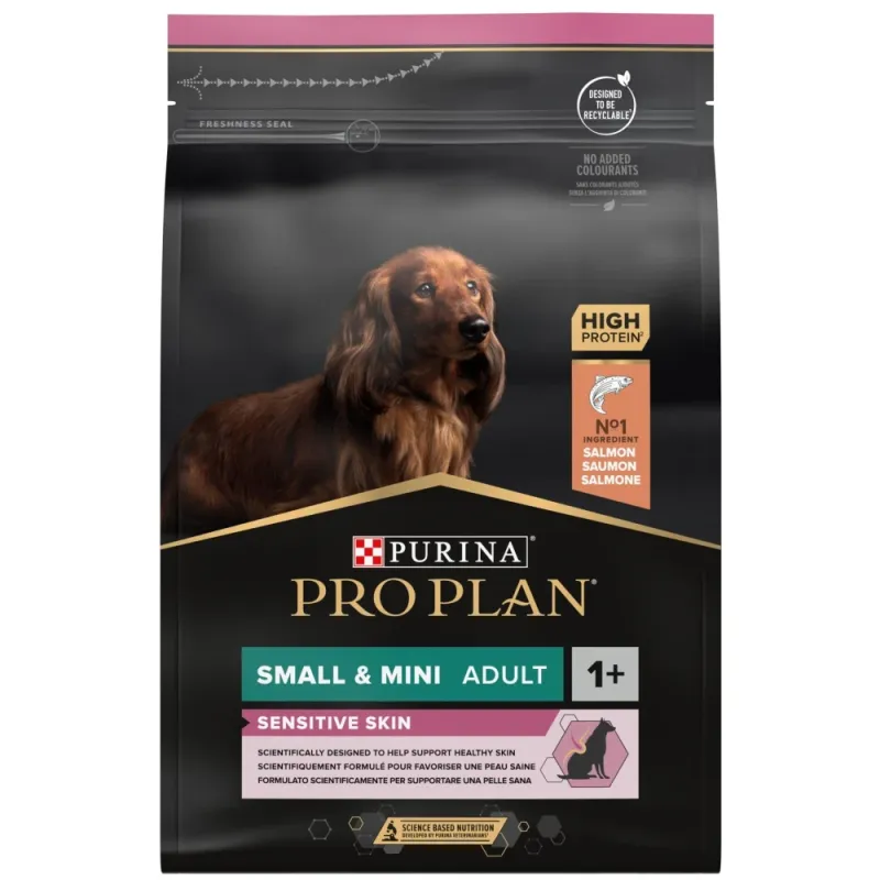 Purina Pro Plan Dog Small & Mini Adult Sensitive Skin Σολομός 3kg
