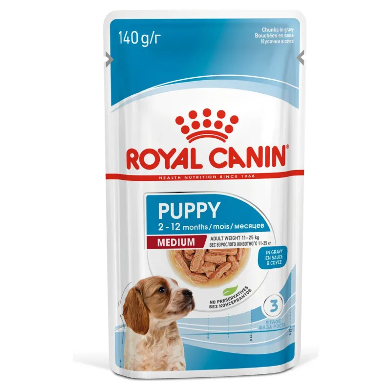 Royal Canin Medium Puppy Gravy 140gr