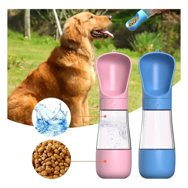 Παγούρι για Τροφή/Νερό Σκύλου και Γάτας Πράσινο