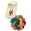 Dog toy colorful ball 8.5cm with bell [10501589]