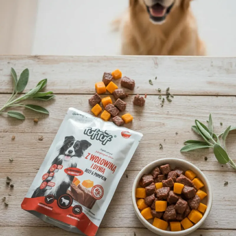 TUF TUF Υγρή Τροφή Σκύλων με Βοδινό και Κολοκύθα 300gr