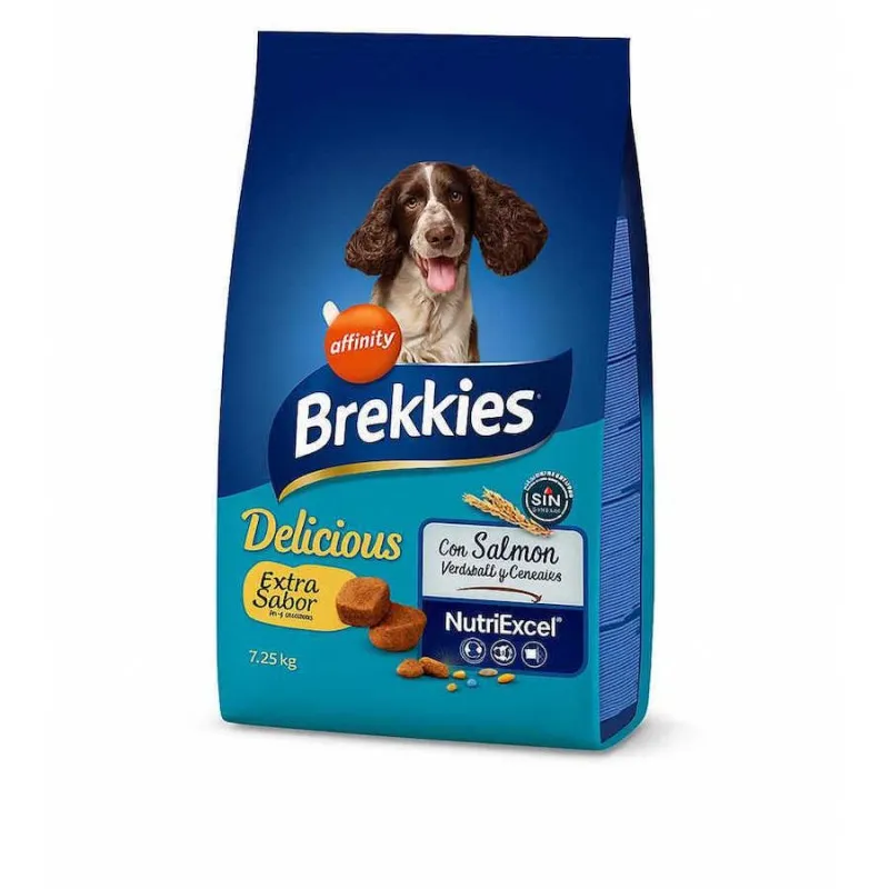 Brekkies Delicious με Σολομό 7.25kg