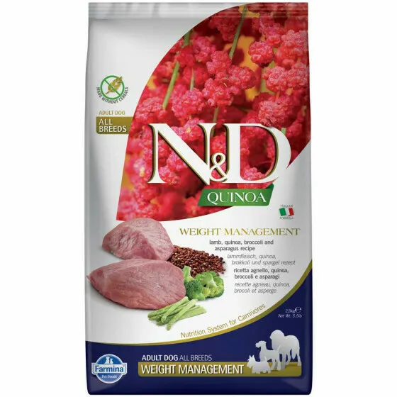 Farmina N&D Quinoa Dog Weight Management με Αρνί 2.5kg