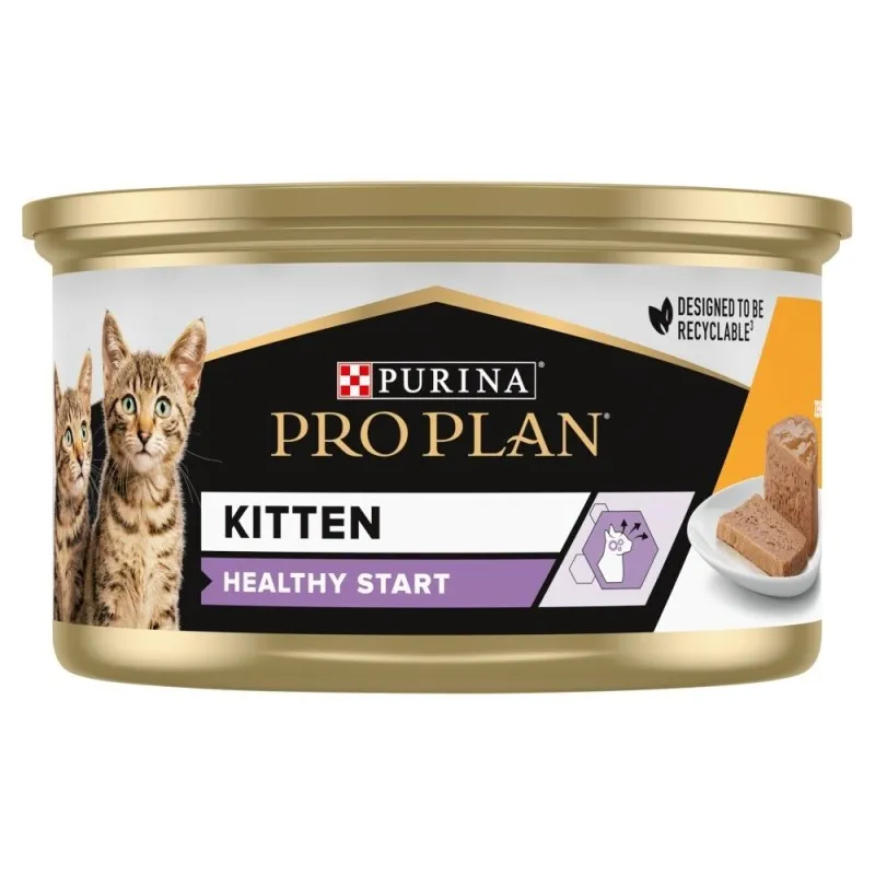 Purina Pro Plan Kitten Healthy Start Mους Κοτόπουλο 85gr