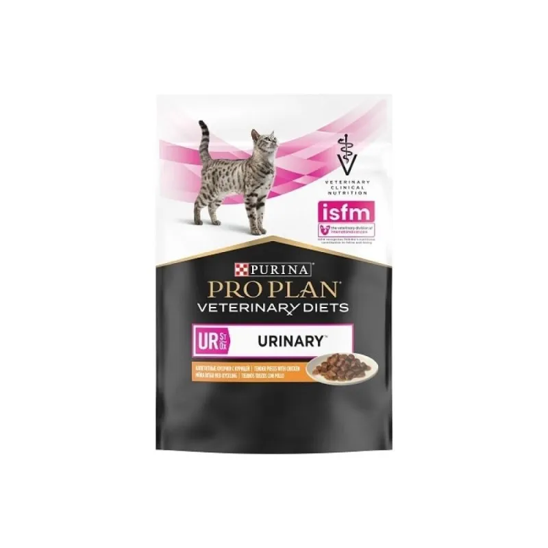 Purina Pro Plan Veterinary Diets Cat UR Urinary με Κοτόπουλο σε Σάλτσα 85gr