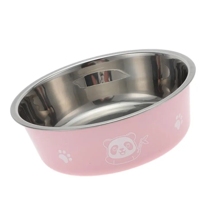 ΑΝΟΞΕΙΔΩΤΟ ΜΠΟΛ ΠΑΝΤΑ ΜΕ ΠΑΤΟΥΣΕΣ ΡΟΖ 14cm