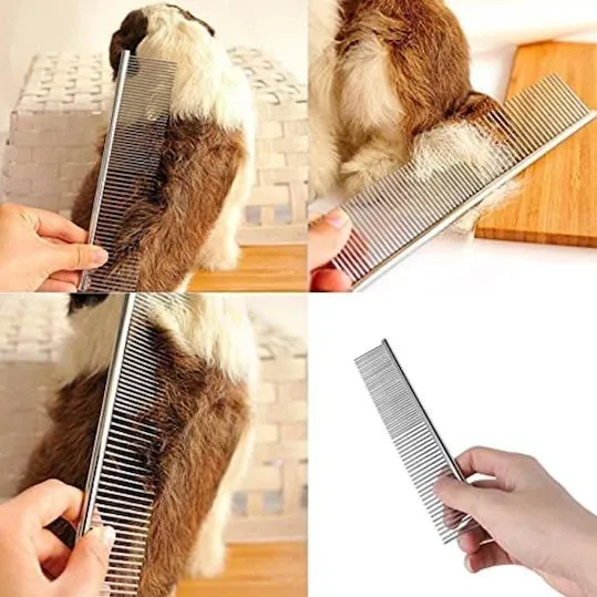 Denik  – Επαγγελματική Μεταλλική Χτένα Περιποίησης (19 x 3.5 cm)