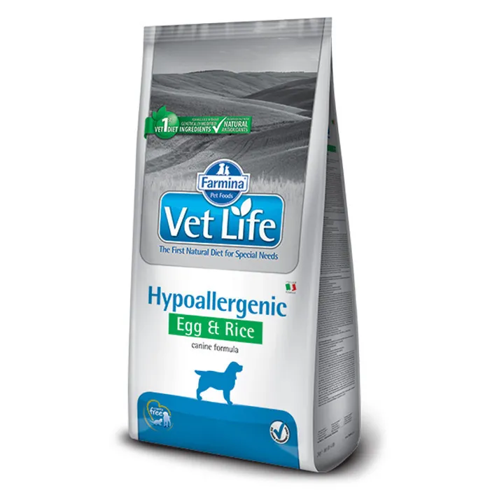 Farmina Vetlife Dog Hypoallergenic με Αυγό & Ρύζι 2kg