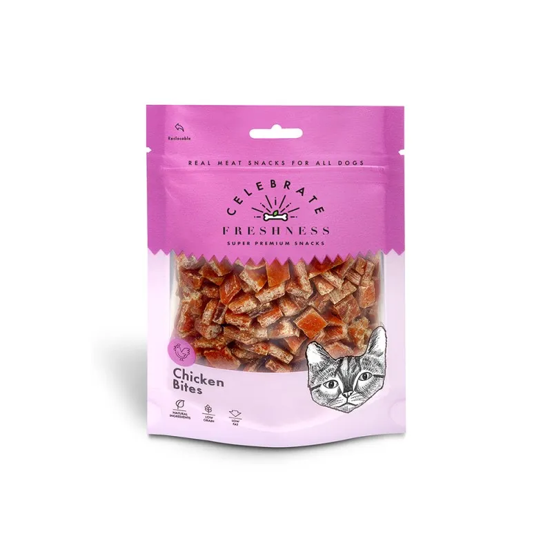 Celebrate Freshness Chicken Bites for Cats 50gr