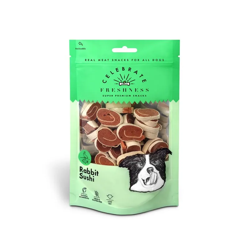 CELEBRATE FRESHNESS GRAIN FREE RABBIT SUSHI 100gr