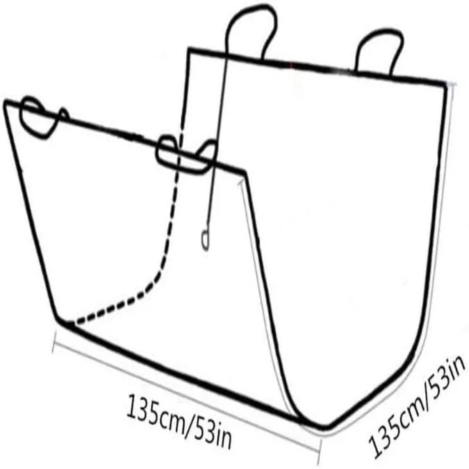Κάλυμμα Αυτοκινήτου Πίσω Καθίσματος για Σκύλους  (1,35x1,35m)