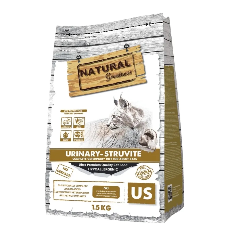 NATURAL GREATNESS Urinary Struvite για ενήλικες γάτες 1,5 kg