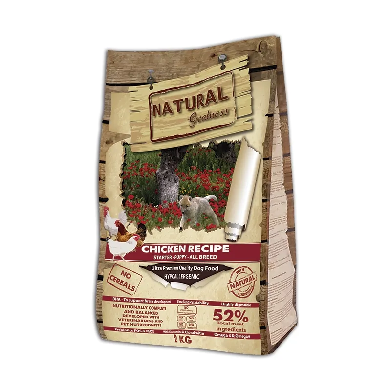 Natural Greatness CHICKEN RECIPE PUPPIES / ADULTS για μικρόσωμες φυλές 2kg