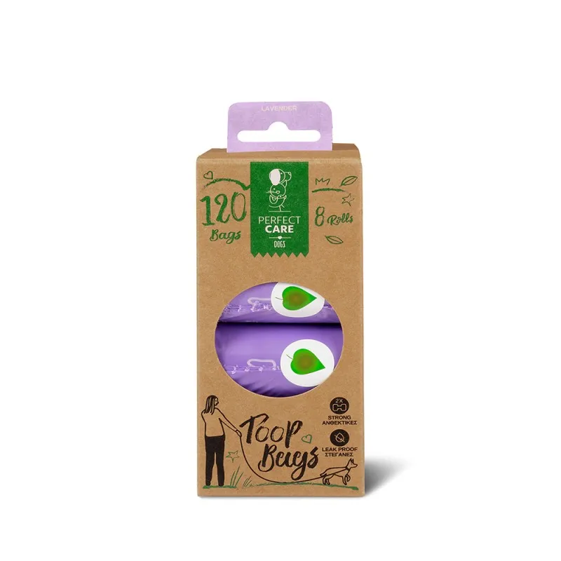 PERFECT CARE POOP BAGS ECO 8 ΡΟΛΑ ΛΕΒΑΝΤΑ