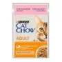 Cat Chow Adult με Σολομό & Πράσινα Φασολάκια σε Ζελέ 85gr