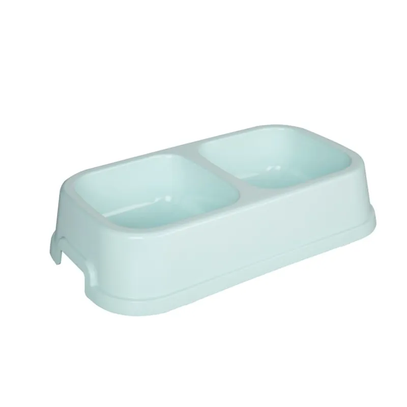 Joypet Πλαστικό Square Διπλό Μπολ Φαγητού & Νερού για  Σκύλο & Γάτα 1,2LT (Διάφορα Χρώματα)