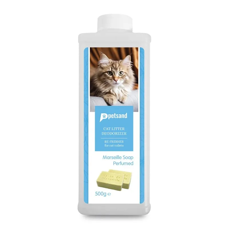 Petsand Αποσμητικοί Μικροκόκκοι Άμμου Γάτας με Άρωμα Marseille Soap