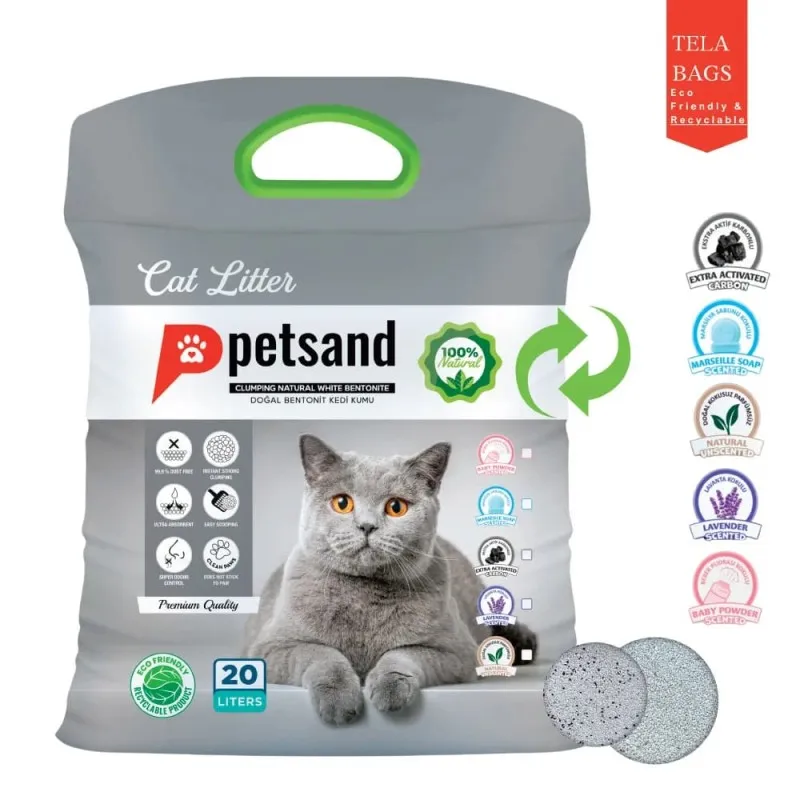 Petsand Άμμος Γάτας Carbon Tela bag 20lt