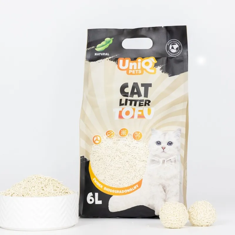 Uniq Βιοδιασπώμενο τόφου 6Lt Άμμος Γάτας Natural