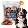 Uniq 500gr Λιχουδιά για Σκύλους Δαχτυλίδια από Δέρμα Τυλιγμένα με Πάπια 12εκ