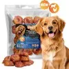 Uniq 500gr Λιχουδιά για Σκύλους Bagels με Κοτόπουλο, Αρνί και  Άσπρο Σουσάμι 4εκ