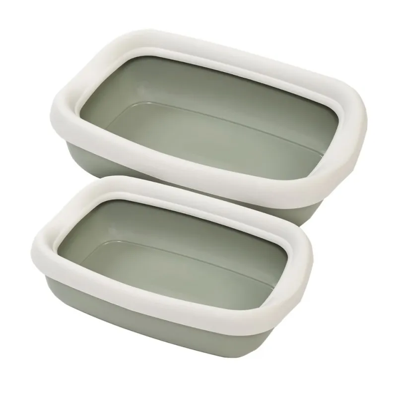 Uniq Λεκάνη Υγιεινής Γάτας Cleanstep Beta Maxi BPA Free Πράσινη 49x39x13cm