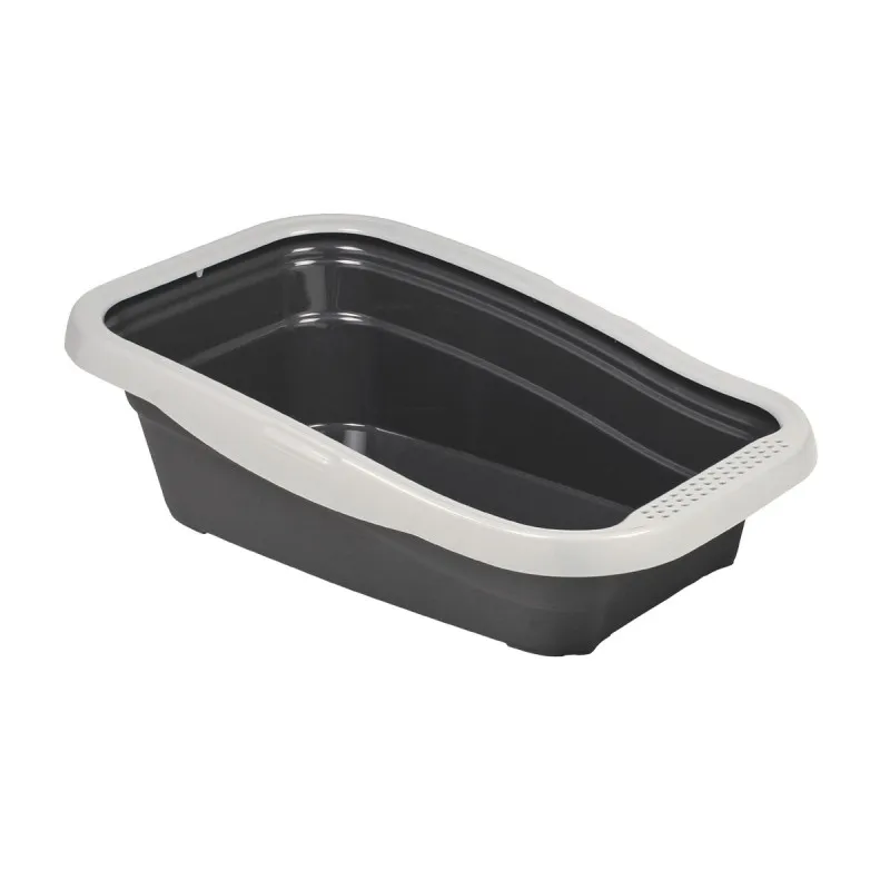Uniq Cleanstep Nella Ανοιχτή Τουαλέτα Γάτας με Πλαίσιο BPA Free Γκρι