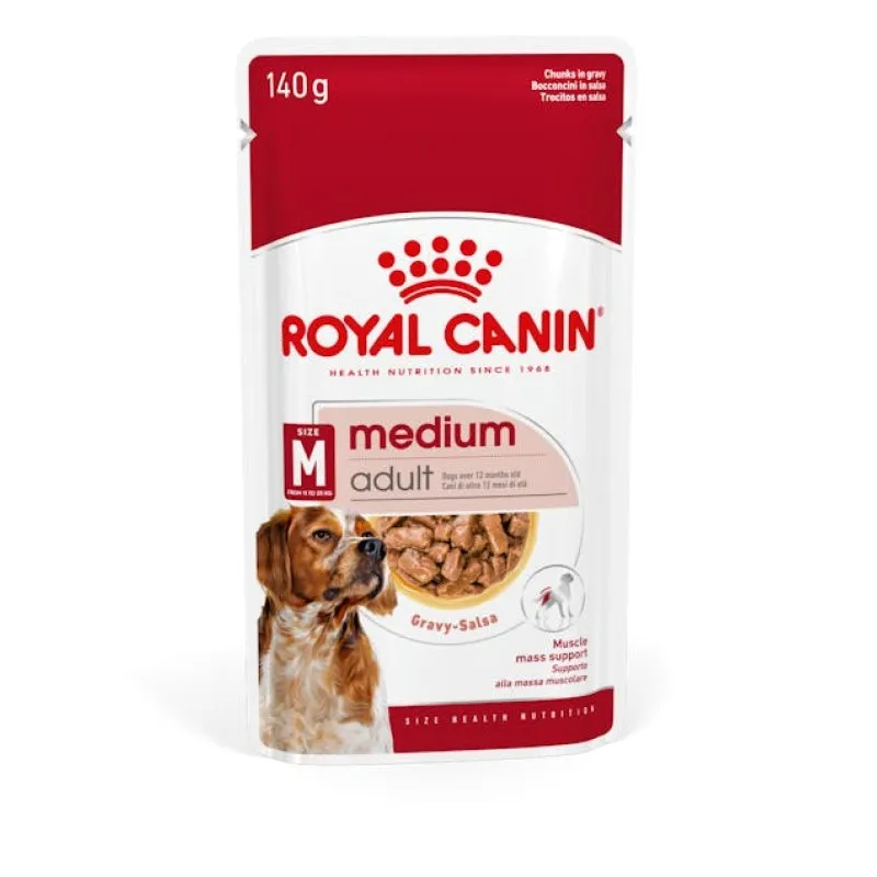 Royal Canin Medium Adult Gravy 140gr