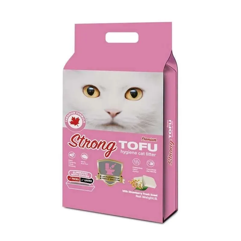 Strong Tofu Άμμος με άρωμα Φράουλα 6lt