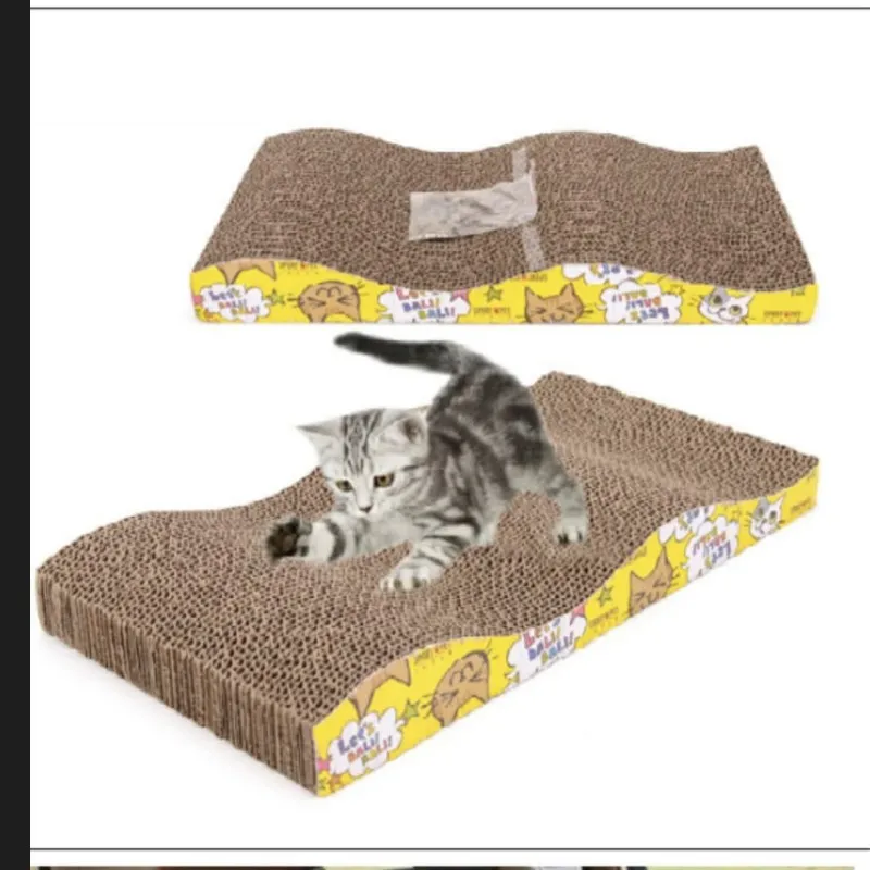 ΧΑΡΤΙΝΟ ΟΝΥΧΟΔΡΟΜΙΟ ΣΕ ΣΧΗΜΑ ΚΥΜΑ ΜΕ CATNIP