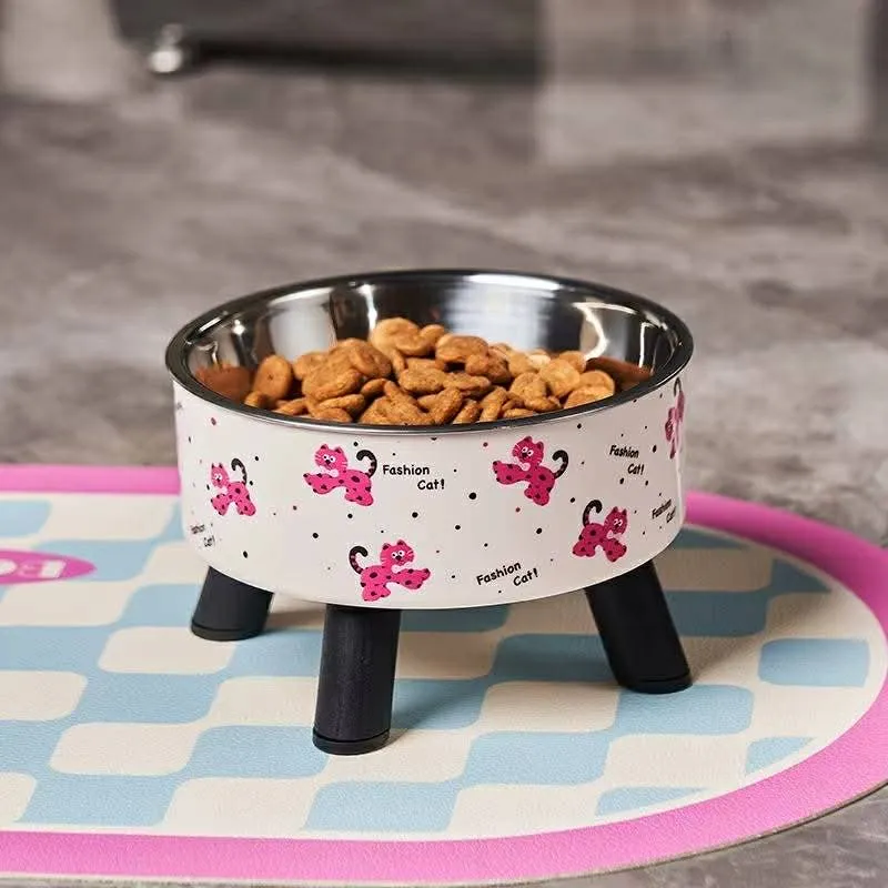 Ανοξείδωτο Υπερυψωμένο Μπολ Γάτας με Ποδαράκια – 200ml