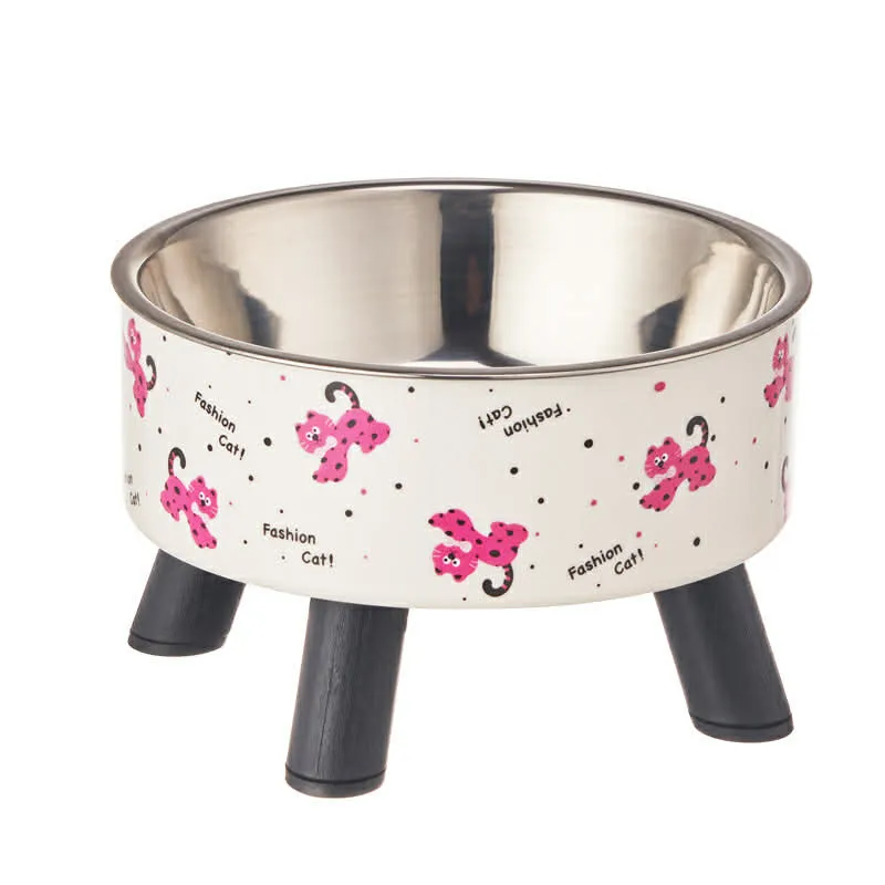 Ανοξείδωτο Υπερυψωμένο Μπολ Γάτας με Ποδαράκια – 200ml
