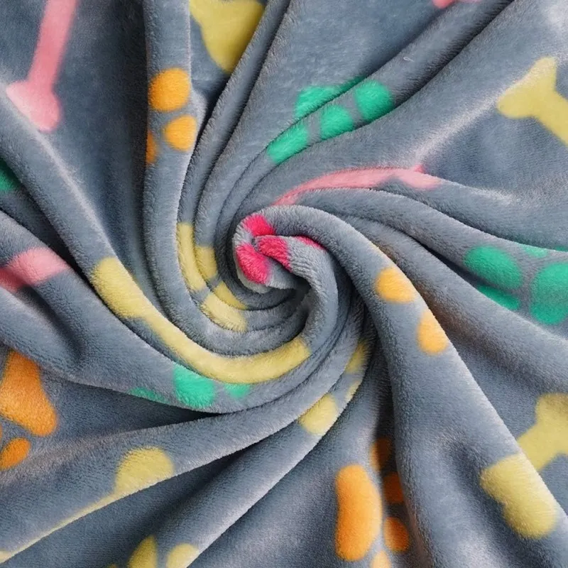 Κουβέρτα Φλις για Σκύλο και Γάτα Γκρι Bon Paw Large (76x104εκ)