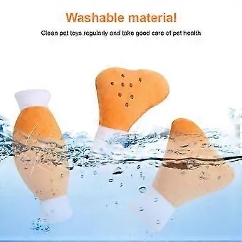 Λούτρινο Παιχνίδι Σκύλου "Chicken Leg" με Ήχο – 13cm