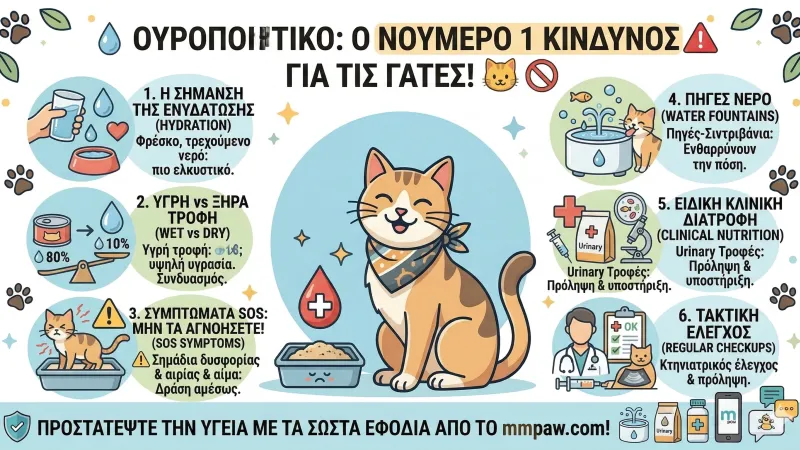 Ουροποιητικό: Ο "Σιωπηλός" Κίνδυνος για τη Γάτα σας