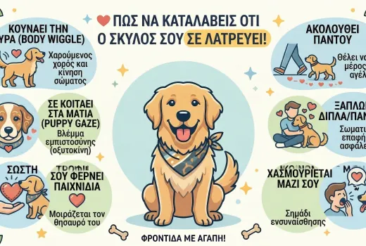 Πώς να καταλάβεις ότι ο σκύλος σου σε λατρεύει! 