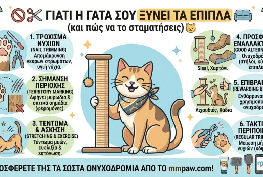 Γιατί η Γάτα σου Ξύνει τα Έπιπλα (και πώς να το Σταματήσεις) 