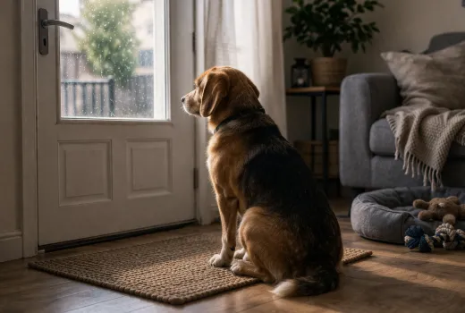 Πώς νιώθει ο σκύλος όταν φεύγεις από το σπίτι